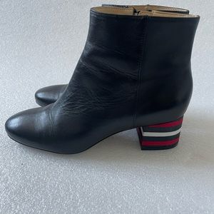 Katy Perry Leather  Ankle Booties Boots Women's Size 6.5  Side Zip